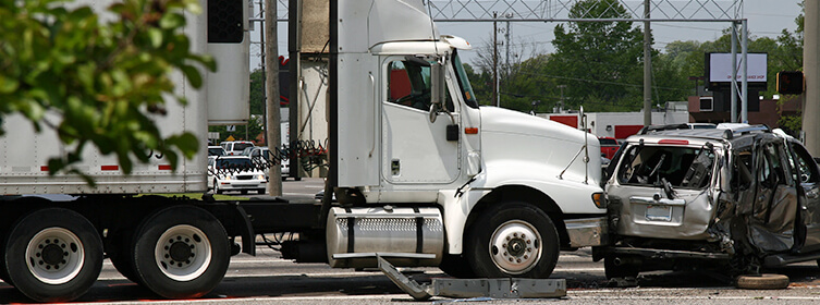 truck accident with SUV 