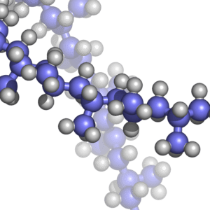 Polypropylene molecule. 