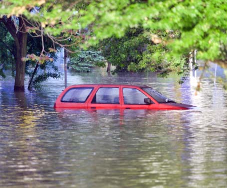 Flooded Vehicle