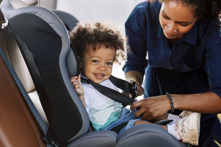 Child in a Car Seat