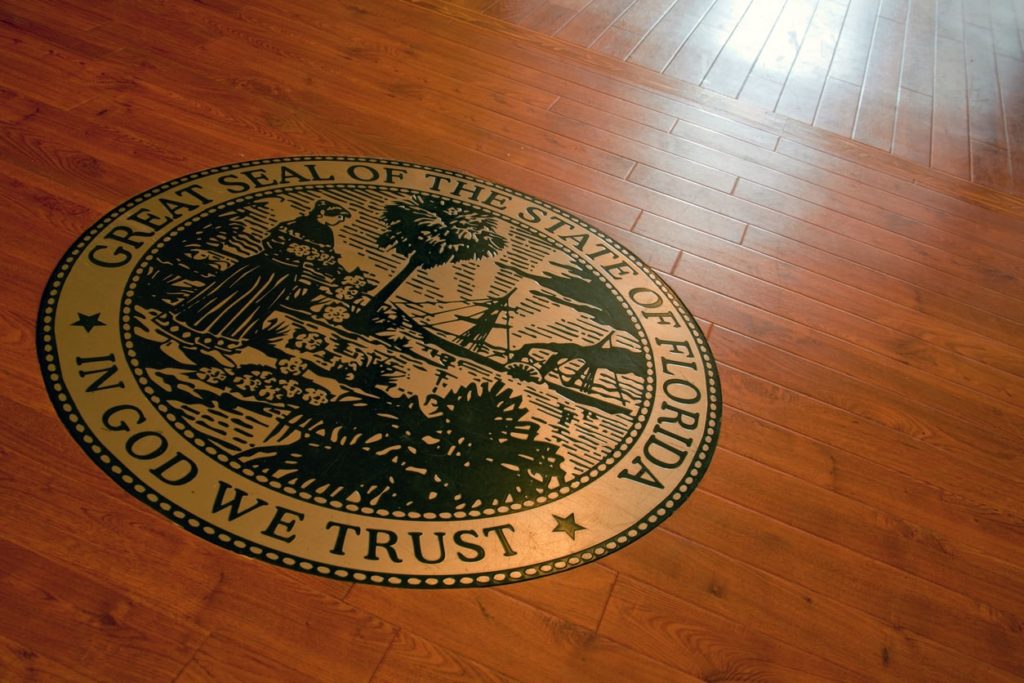 Florida Seal on Courthouse Floor