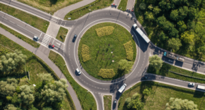 skyview of intersection