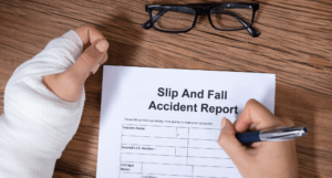 slip and fall report 