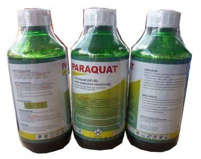 paraquat herbicide bottles