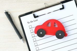 Automobile insurance to do list for coverage