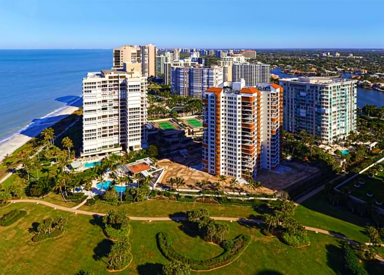 Gulf Shore Boulevard in Naples, Florida